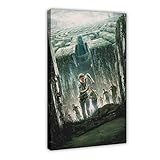 Film-Labyrinth Runner 1 Leinwand-Poster, Wandkunst, Dekor, Bild, Gemälde für Wohnzimmer, Schlafzimmer, Dekoration, 30 x 45