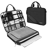 Arvok 15.6 Zoll Laptoptasche Schutzhülle Wasserdicht Neoprene, Laptop Sleeve Case Laptophülle Notebook Hülle Tasche für Acer/Asus/Dell/Fujitsu/Lenovo/HP/Samsung/Sony (15,6 Zoll, Schwarz)