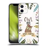 Head Case Designs Eule Seelen Tiere Abbildungen Soft Gel Handyhülle Hülle Huelle und Passende Designer Hintergrundbilder kompatibel mit Apple iPhone 12 M