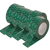 6 Rollen Klebeband 50mm x 25 lfm für Dampfbremse Dampfsperre Dampfsperrfolie Dampfbremsfolie OSB - Systemklebeband grü