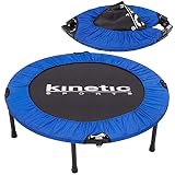 Kinetic Sports Fitness Trampolin, TOP Marke Testbild Auszeichnung!, Indoor Minitrampolin, Sprungtraining, Smart Jumping Workout, platzsparend faltbar, Ø 96cm, bis 100kg