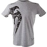 Venum Herren T-shirt Giant, Grau/Schwarz, XXL, EU-1324