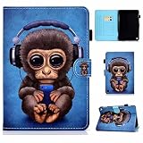 Hülle Kompatibel mit iPad Mini 6 2021, Premium Leder Stand Schutzhülle Case mit Auto Schlaf/Wach Funktion Dünn Smart Klapphülle Ständer Karten Magnetische Abdeckung H