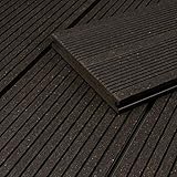 HORI® WPC-Terrassendiele Komplettset Massiv Bali I Fläche: 1 Muster I Muster Dielenlänge I