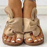 Damen Bequeme Sandalen Ballenkorrektor Schuhe mit Zehenbogenunterstützung Sommer Strand Reiseschuhe,Rot,38 (Braun 42)