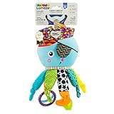 Lamaze Baby Spielzeug 'Captain Calamari, die Piratenkrake' Clip & Go, Hochwertiges Kleinkindspielzeug, Stärkung der Eltern-Kind-Beziehung, Ideales Weihnachtsgeschenk, Baby Spielzeug, 0-6 M