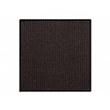 Floori® Sisal Kratzteppich | Naturfaser: nachhaltig und umweltfreundlich | Kratzmatte für die Krallenpflege Ihrer Katze | Schwarz, 60x80