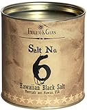 Hawaiianisches Schwarzes Meersalz – Hawaiian Black Salt No. 6 - Gourmet Salz aus Hawaii – Ideal als Salz-Geschenk - Kostbare Hawaiianische Salzflocken – Eine hawaiianische Delikatesse – von Feuer & G