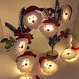 Hoothy LED Lichterkette, Weihnachten Deko Light, Batteriebetrieben Xmas Lichterketten Deko, Christmas Atmosphäre Decoration Lights Herbst Dekoration für Garten Außen, Thanksgiving, Hallow