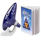 Deekec Zelda Ocarina 12 Loch Alt C mit Liederbuch (Songs From the Legend of Zelda) mit Aufsteller S