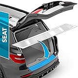 Auto Ladekantenschutz Folie für Ateca 1 (I) KH7 I 2016-2021 - Stoßstangenschutz, Kratzschutz, Lackschutzfolie - Transparent glänzend Selbstkleb