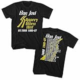 Bon Jovi - Herren Ssw Tour T-Shirt, Medium, Black