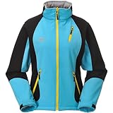 Cox Swain Titanium 3-Lagen Damen Softshell Jacke Forest - 10.000mm Wassersäule 2.000mm atmungsaktiv, Colour: Blue/Black, Size: S