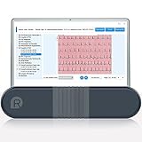 Wellue EKG Monitor, Professioneller Holter-Recorder mit AI-EKG-Analysebericht, 24-Stunden-EKG-Holter-Aufzeichnung, Unterstützung für PC-Software, tragbarer Herzgesundheits-Tracker für den Heimgeb