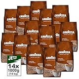 LAVAZZA Kaffee Crema E Aroma 14x1000g (14kg) Premium Kaffee Italia, cremig