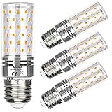 Aogled E27 LED Glühbirne Lampe 12W,Entspricht 100W Brine,Warmweiß 3000 K,1200LM Maiskolben,Kandelaber LED,Nicht Dimmbar,Kein Flackern AC85-265V,4er Pack