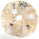75 Stück 12x17cm Scrapbook Papier Set,Vintage Dekoration Bastelpapier,Journaling Supplies Dekoratives Material Papier für Scrapbooking,Tagebuch,Verpackung,DIY Arts Decorating