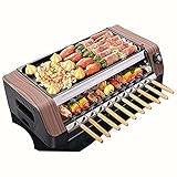 Damian-Sewing Rauchfreier Antihaft-Elektro- Grillgrill Eine Grillmaschine, Die Party- Griddle Zum Garen Von Fleisch Meeresfrüchte-Steak- Pfannkuchen Automatisch D