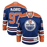 Connor McDavid Edmonton Oilers Reebok NHL Premier Blue Jersey Trik
