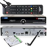 OCTAGON SF8008 4K UHD HDR Single Sat Festplattenreceiver DVB-S2X Multistream - E2 Linux IPTV Smart TV Box, Media Server, PVR Receiver mit Aufnahmefunktion - inkl. HDMI-Kabel & WiFi Stick [2TB intern]