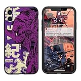 Eouine Hülle für Google Pixel 6（5G） 6,4',Weich Schutzhülle mit Anime Neon Genesis Evangelion Eva Motiv Manga Muster, Stoßfest Handyhülle Kompatibel mit Google Pixel 6（5G）, EVA-01