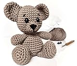 DIY Set - Teddybär Amigurumi Häkelset für Anfänger (Deutsch)