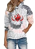 Ajhgqejfw Tengen Toppa Gurren-Lagann Frauen lose Sweatshirt Mode Klassische Mäntel Sporttraining Pullover Weiche Licht Outwear Kleiner Temperament Hoodies (Color : Gray01, Size : XL)