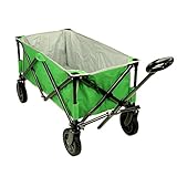 Fridani Bollerwagen BTG XL Strandwagen 75 kg Faltkarre stabile Räder Komfort Griff Einlegeboden grü