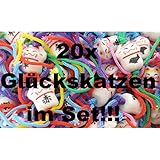 Dragon 20x chinesische Glückskatzen Glückspuppen Glücksbringer Sorgen Pupp