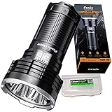 Fenix LR50R 12000 Lumen 1039 Yards Beam Quad LED USB wiederaufladbare Taschenlampe mit EdisonBright Ladekabel Tragetasche B