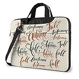 Season Style Lettering Calligraphy Graphic DesignLaptop Shoulder Bag, Laptop Case, Handbag Shoulder Tote Bag,Travel B