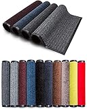 Carpet Diem Rio Schmutzfangmatte - 5 Größen - 10 Farben Fußmatte mit äußerst starker Schmutz und Feuchtigkeitsaufnahme - Sauberlaufmatte in dunkel grau - anthrazit - schwarz 40 x 60