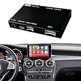 Road Top Wireless Carplay Android Auto Nachrüstsatz Decoder für Mercedes Benz NTG5.0 C Klasse W205 GLC Klasse C350E, GLC250, GLC300, C63 AMG 2015-2018 J