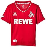 Erima Kinder Trikot 1. FC Köln Away Jersey Inclusiv Rewe, Red/White, 164