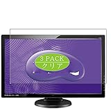Vaxson 3 Stück Schutzfolie, kompatibel mit BenQ GL2450 / GL2450HT / GL2450Hm 24' Display Monitor, Displayschutzfolie Bildschirmschutz Blasenfreies [nicht Panzerglas]