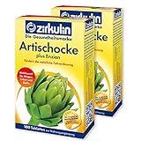 Zirkulin Artischocke plus Enzian, Nahrungsergänzungsmittel zur Förderung der natürlichen Verdauung von schweren und fettreichen Speisen, wohltuend für Magen, Leber und Galle, 2x100 Magentab
