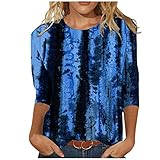 ärmellose blusen t-Shirt Bedrucken Kleidung Damen modern Longshirt Damen Oversize  Sommer top top Damen braun Tuniken v Neck top Damen Oberteile Sommer Sale Bluse Kurzarm Damen S