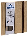 Le Dauphin – Ref. 267221D – Register Nature – Notizbuch mit 192 linierten Seiten – Maße 22,0 x 17,0 cm – entworfen, entworfen und hergestellt in Isère (Frankreich) – FSC-zertifiziert – Farbe: Beig