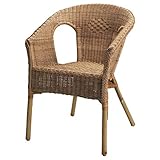 IKEA AGEN Stuhl Rattan/Bamb