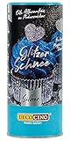 Dekoback Glitzer-Schnee silber (100 g) - Glitzerstaub, Glitzerpuder, Backglitzer, essbarer Glitzer zum Backen, Glitter, G