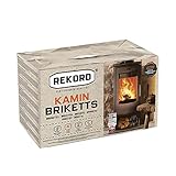 Braunkohle Briketts Kohle Heiz Brikett Kamin Ofen Bündel 10kg x 30 Gebinde 300kg / 1 Palette Rek