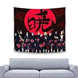 Naruto Tapisserie Wandbehang Anime Style Tapisserie für Wohnheim Schlafzimmer dekorative Wohnkultur 150cmx130