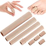 Zehenschutz,4 Stück Schlauchbandage,Silikon Zehenschutz,Zehenkappen Zehentrenner,Zehenschutz Separator,Schlauchbandage Druckschutz,zur Polsterung der Zehenblende,Hühneraugen,Hornhaut (4PCS)
