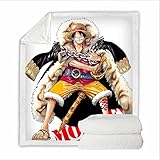 SXMXN Anime Decke Anime Lammwolle Fleece Fuzzy Decke Für Couch Sofa Jungen Geburtstagsgeschenk,A,80 * 150