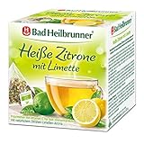 Bad Heilbrunner Heiße Zitrone mit Limette Tee im Pyramidenbeutel, 6er Pack (6 x 15 Pyramidenbeutel)…
