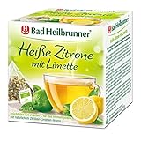 Bad Heilbrunner Heiße Zitrone mit Limette Tee im Pyramidenbeutel, 6er Pack (6 x 15 Pyramidenbeutel)…