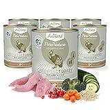 AniForte Hundefutter Nass GreenfieldTurkey 6 x 800g – Nassfutter für Hunde, Frische Pute, Gemüse & Früchte, hoher Fleischanteil, Natürliches Hundenassfutter mit Extra viel Fleisch, g