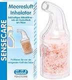 NaturGut Sensecare Meeresluft Salz Inhalator mit Kristallsalz Salzhaltiges Mikrok