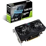 ASUS Dual NVIDIA GeForce GTX 1650 Mini OC Edition Gaming CSM Grafikkarte (PCIe 3.0, 4GB GDDR6 Speicher, HDMI, DisplayPort, DVI-D, für Intel NUC 9 Extreme Kit, Intel NUC 9 Pro Kit und kleines Gehäuse)