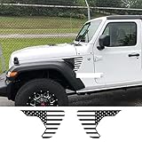 J-CJSSL1 Pickup Fender Vent Aufkleber LKW Dekor Aufkleber Auto Vinyl Aufkleber Autozubehör für Jeep Gladiator JT